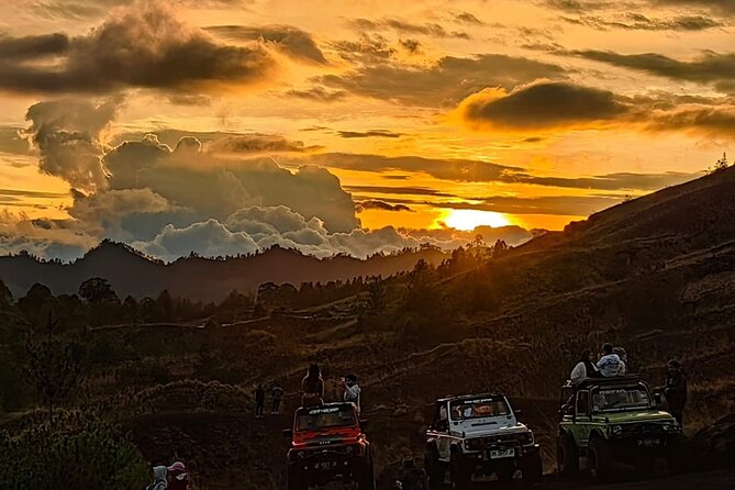 Mount Batur Sunrise Jeep Tour with Hot Springs and Waterfall - Mount Batur sunrise Jeep tour: summit views, breakfast, and black lava fields