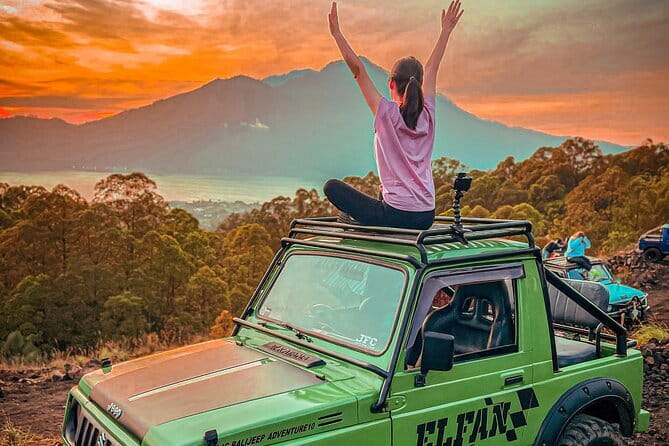 Mt Batur Sunrise Jeep & Natural Hot Spring Tour - The route in real-world terms: jeep caldera sunrise to black lava views