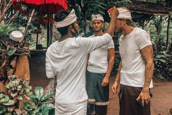 natural holy waterfalls healing tour. - Stop 1: Beji Griya Waterfall and the melukat cleansing (2 hours)