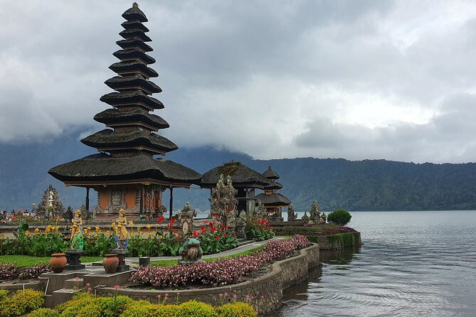 North Bali Nature Escape Rice Terraces, Temples & Waterfall - Ulun Danu Beratan Temple on Lake Beratan: the water temple reflection stop