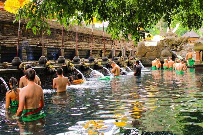 Private Bali Tour: Kintamani Volcano and Besakih Temple - Tegenungan Waterfall: the jungle view, plus steps if you want closer