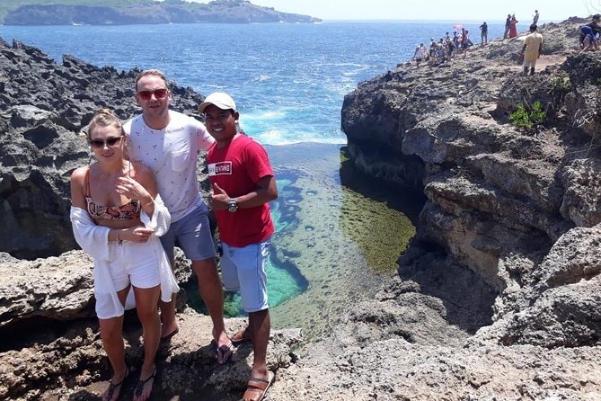 Private One Day Tour package of NUSA PENIDA ISLAND - Pasih Uug (Broken Beach): the arch rocks and dramatic coast