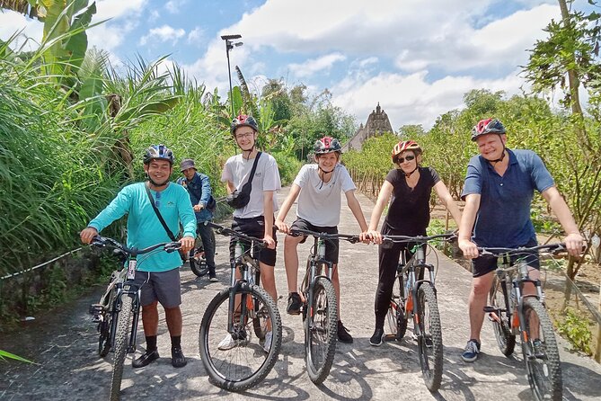 Private Ubud Downhill Cycling with Volcano, Rice Paddies & Meal - Starting at Pura Dalem Pukuh: bike comfort before the downhill