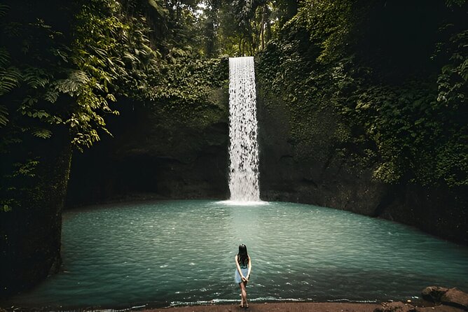 Private Ubud Instagrammable Tour - All Inclusive - Tibumana Waterfall: jungle quiet with a single stream drop