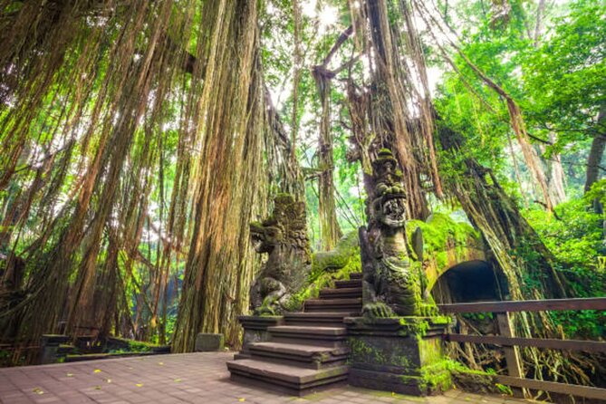 Private Ubud Tour: Monkey Forest, Waterfall & Rice Terrace - Central Ubud culture add-ons, from batik to Saraswati
