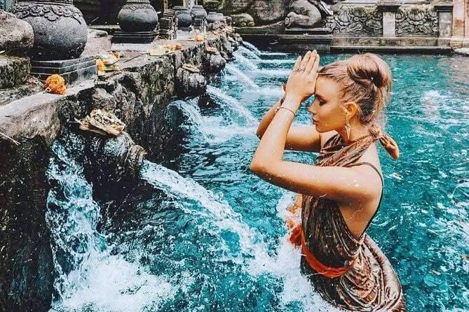 Private ubud tour : Temple Bathing + Mount Batur + Rice Terrace. - Mount Batur Views: Big Volcanic Scenery Without a Full Hike