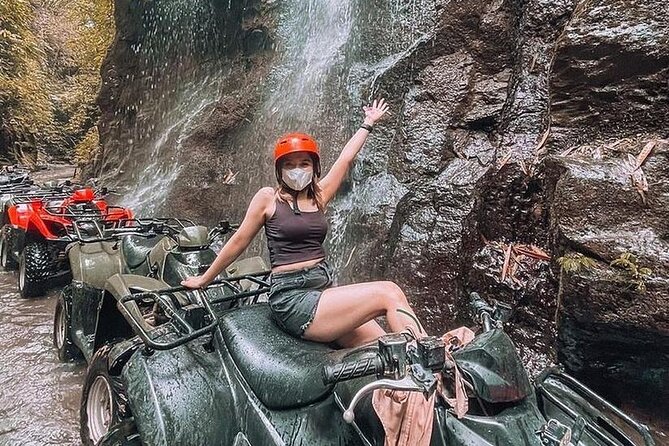 Quad Bike Bali With Tunnel, Waterfall and Rafting Adventure - Quad Bike and Rafting in Ubud, How the Tunnel and Waterfall Fit Together