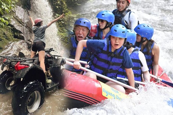 Quad Bike Bali With Tunnel, Waterfall and Rafting Adventure - Waterfall Stop, Cool-Off Time, and How Not to Lose Your Temper