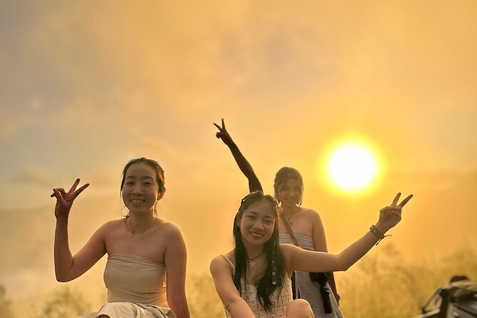 Sunrise / Sunset Jeep Tour Mt. Batur Kintamani & Hot Spring - Black lava and black sand: seeing volcano geology up close