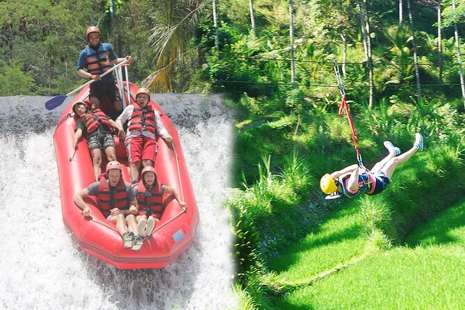 Telaga Waja River Rafting Bali & Zipline (Less Stairs) - On the river: grade II-III rapids, dam descent option, and what “less stairs” changes