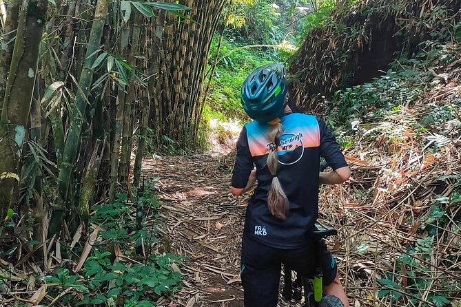 The Volcano Trail – Epic Volcano Cycling Adventure - The rice paddy and village XC segment, where the day changes pace