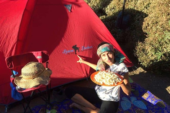 Trekking Rinjani Volcano To Crater Rim Senaru 2D-1N Private - Syam Trekker - Day 1 camping setup: the included comfort you’ll appreciate at 2,600 m