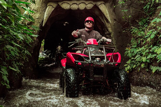 Ubud ATV Quad Bike with Infinity Pool Access All Inclusive - Safety Briefing, Helmet Fitting, and Fully Automatic Quads