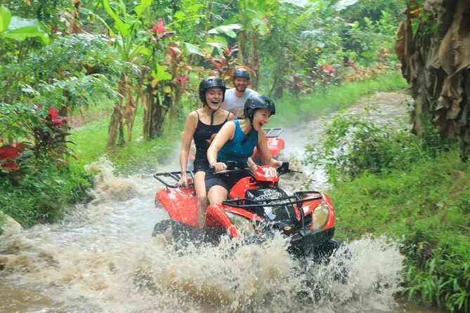 Ubud ATV Ride through Jungle and Waterfalls - The waterfall splash run, and how to handle getting soaked