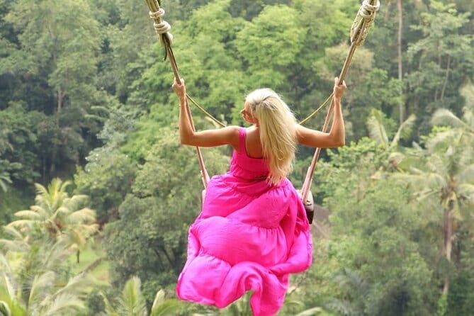 Ubud Full Day - Monkey Forest, Rice Terrace and Waterfalls Tour - Ubud Jungle Swing: Fun, High Up, and Extra Fees
