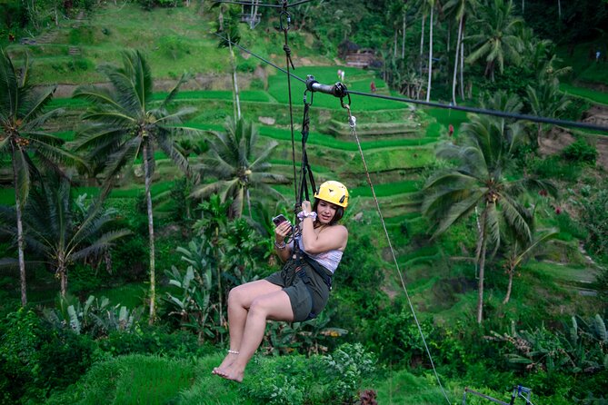 Ubud Half Day Zipline and Jungle Swing - A 6-hour Ubud mix of adrenaline and rice-terrace views