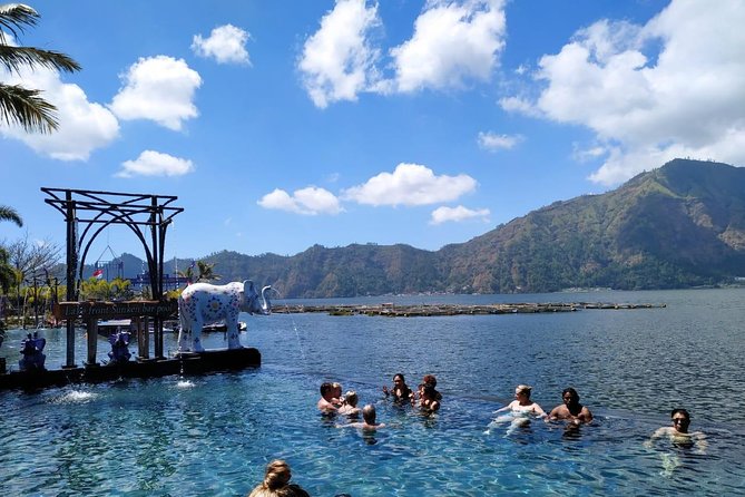 Ubud Hot Springs and Waterfall Private Guided Tour - Toya Devasya hot springs: what you really get from the volcano view