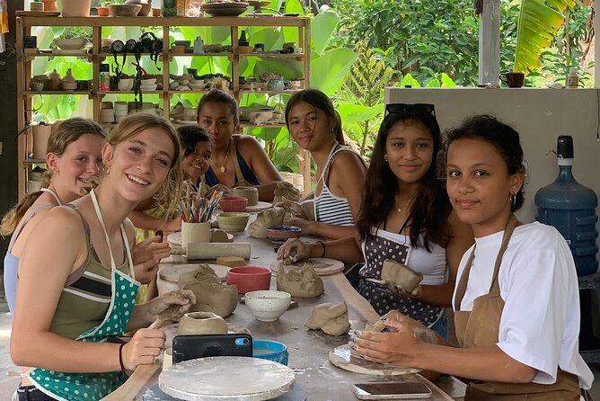 Ubud Pottery Ceramic Class in Bali - What you learn in real terms: hand building, molding, and clay types