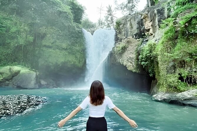 Ubud Tour with Jungle Swing and Waterfall Water Temple - Tegenungan Waterfall: Stairs, Strong Current, Real Mist