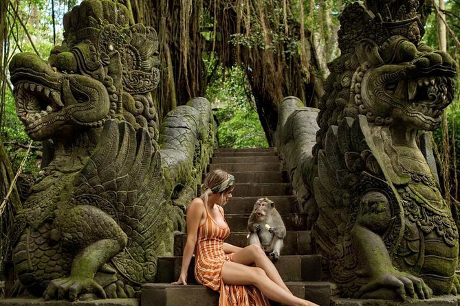 Ubud Tour with Swing, Temple, Monkey Forest, and Waterfall - Tegenungan Waterfall: Cool Off in a Popular Spot