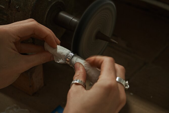 Ubud Town Center Silver Class - Create Your Own Silver Jewelry - Sanding and Polishing: The Part That Feels Like a Real Finish