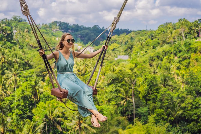 Ubud White Water Rafting, Rice Terrace and Jungle Swing - d’Alas Jungle Swing: photos with jungle and rice-field views